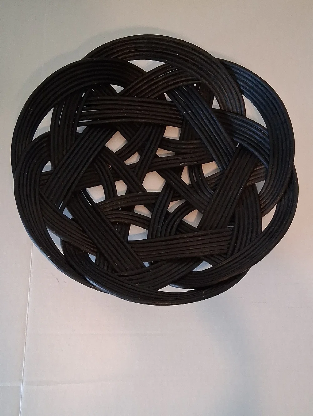 Tatza Polish Bread Basket made of hand-woven willow.  - Home Accents